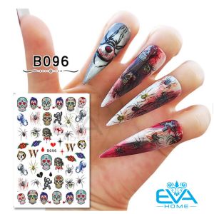 Nail Sticker Dán Móng Tay 3D Dạng Decal Trang Trí Lễ Hội Ma Quỷ Halloween B888990