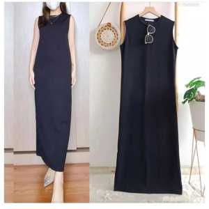 setelan wanita jumbo 1 set ROMPI DAN GAMIS INNER TAMPA LENGAN