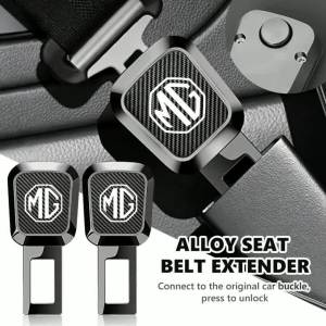 secr Car Seat Belt Extender Metal Buckle Plug Safety Strap Adapter Fits MG6 MG7 MG5 Cyberster ZS ES5 MG4 EV HS R7Q2P