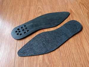 Outsole Sepatu wanita Alas Bawah Sol Potong Sepatu Karet Mentah Rubber Pasir Hak Hitam
