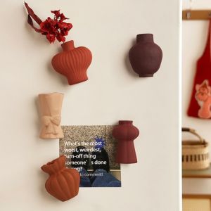 DFYER56 Ceramic Vases Refrigerator Stickers Stylish Decorative ic Sticker Personalized Exquisite Refrigerator Sticker Housewarming Gifts