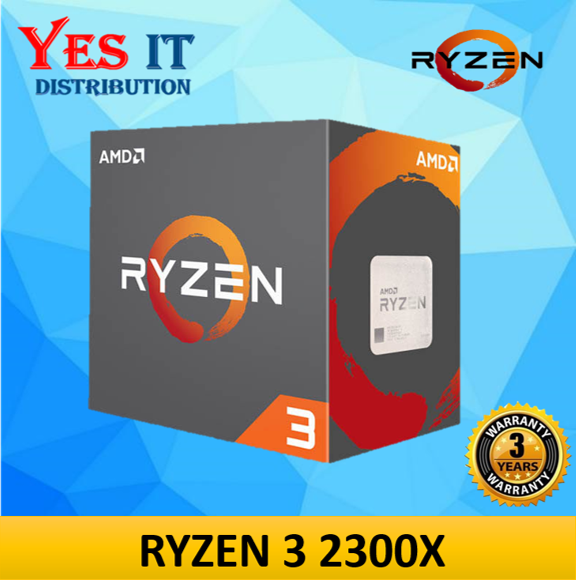 Quad Core Amd 2300x CyberPowerPC AMD Ryzen 2300x Quad Core 8gb RAM RX - Main Image