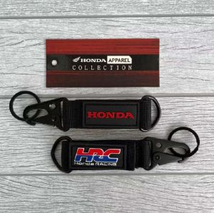 Gantungan Kunci Motor Honda Racing HRC Keychain - Aksesori Safety Lock Motor
