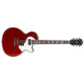 Cort Sunset II Single Cutaway Chambered Mahogany Maple Top HH Pickup Electric Guitar Candy Apple Red (SunsetII). 