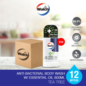 [CARTON DEAL] WALCH Body Wash Tea Tree 600ml