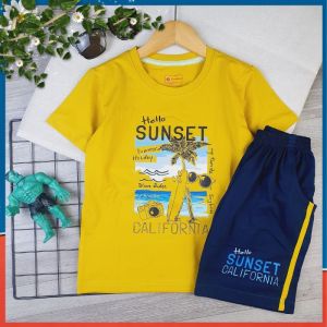 [VNXK] Đồ Bộ Bé Trai Size Đại 23kg-55kg Thun Cotton Co Giãn 4 Chiều Mềm Mại Mát Hút Mồ Hôi Tốt.1642.3