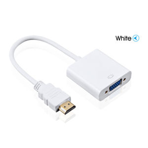 HDMI to VGA Video Converter Adapter FULLHD 1080P Male To Famale Cable For PS3 Laptop TV Box DVD To TV Monitor Projector Computer Accessories FHD HDMI-VGA Adapter Cable