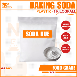 Soda Kue 1 KG - Baking Soda - Sodium Bicarbonate - Food Grade Bahan Pembuat Kue - Pengembang Kue