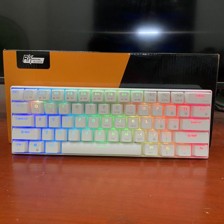 RK61 RGB HOTSWAP - Bàn phím cơ không dây mini Royal Kludge RK61 RGB kết ...