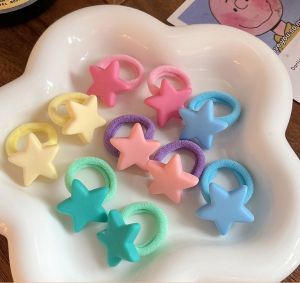 Combo thun cột tóc size nhỏ co giãn màu sắc rực rỡ đáng yêu dành cho bé gái CB08