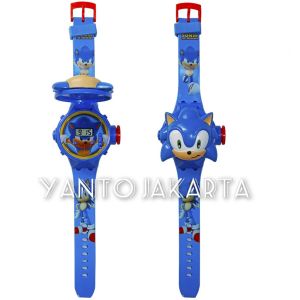 Jam tangan anak laki laki koleksi karakter sonic