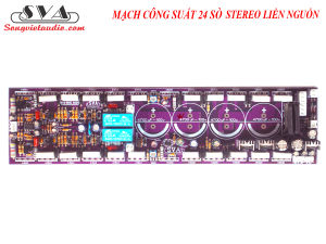 MẠCH CÔNG SUẤT 24 SÒ LIỀN NGUỒN 2 KÊNH - 1 MẠCH