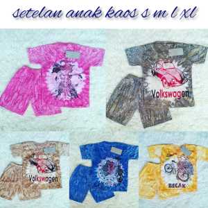 BISA COD PIYAMA ANAK BAJU PAKAIAN TIDUR CEWEK DAN COWOK / SETELAN ANAK ABSTRAK S M L XL