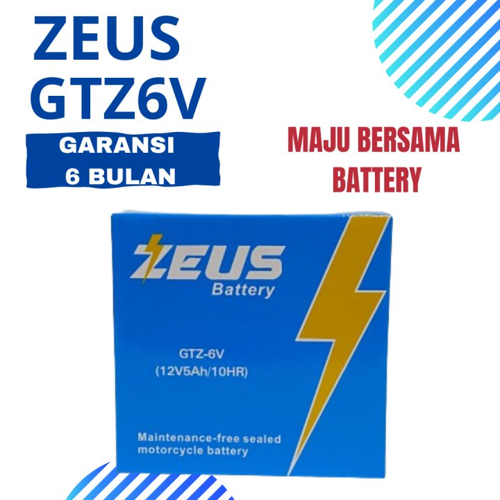 Aki Motor Honda Sonic 150R Accu kering GTZ7S GTZ6V KTZ6V | Lazada Indonesia