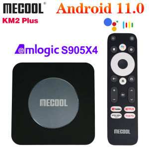 KM2กล่องทีวี Mecool Plus Amlogic S905X4 Google Certified Netflix 2GB 16GB BT5.0 2T2R Wifi Prime HDR 10 + Set Top Box
