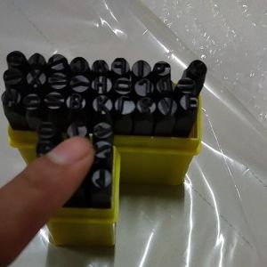 ตัวตอกเลข+ ตอกอักษร ตอกรหัสงาน ตอกบาร์ โลหะต่างๆ