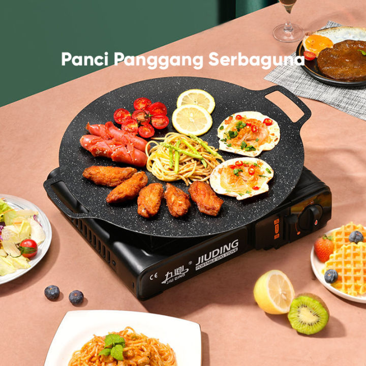Alat Pemanggang / korean grill / Tempat Pemanggang BBQ multi Grill Pan anti lengket