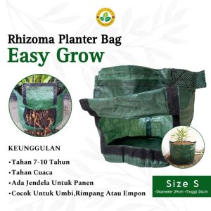 Easy Grow RHIZOMA BAG Ukuran S Bahan Super Tebal