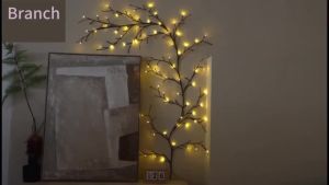 WeHome LED nch Vine Lamp 96/144 LED Wall Lights For Room DIY Decoration Tree Light Bedroom Light