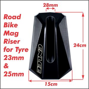 Basikal Mag Riser For Trainer RB Road Bike Tyre 23mm 25mm Cycling Trainer Front Wheel Mag Riser