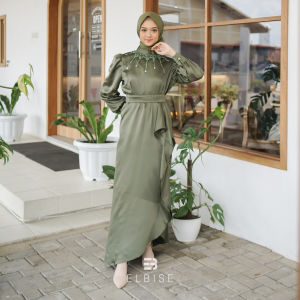 Sarayu Dress Bridesmaid Kondangan Wisuda Gamis Pesta Polos Mix Payet