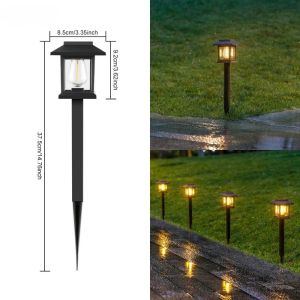 Solar Light Outdoor Waterproof LED Ground-mounted Lawn Lights Tungsten Decorative Landscape Lights