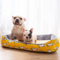 Dog Bed Pet Bed Cat Soft Fabric Sleeping Bed Dog Bed Washable Pet Accessories Large Bed. 
