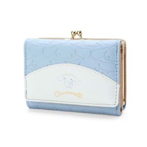 ZYJC Kawaii Kuromi Cinnamoroll Hello Kitty Bag Casual Fashion Cute Folding Card Bags High Quality Birthday Gifts PU Leather Wallet