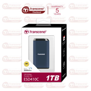 External SSD 1TB : ESD410C -Transcend - รับประกัน 5 ปี - มีใบกำกับภาษี