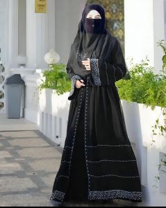 GAMIS ABAYA ARAB WANITA HITAM HAURA BEST SELLER