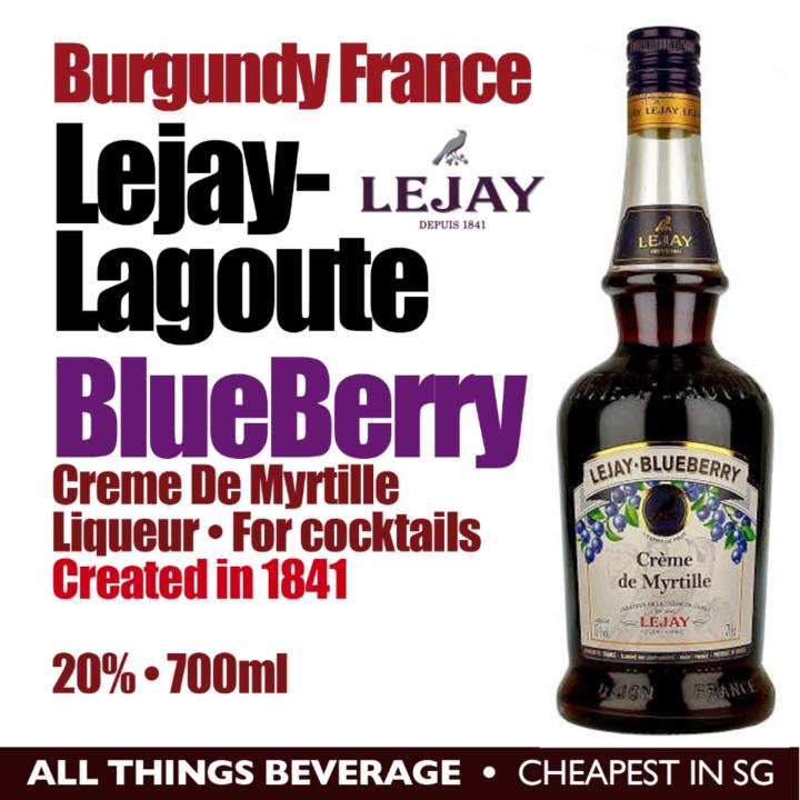 Lejay Lagoute Bilberry Blueberry Creme de Myrtille Liqueur Liquor ...
