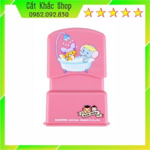 Con dấu in vải làm theo yêu cầu size nhỏ giá rẻ kèm mực