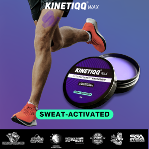 KINETIQQ Wax 50g ActivRecovery Magnesium Muscle Wax for Workout and Sport Balm Ointment Relief Sweat Activated Muscle Fatigue