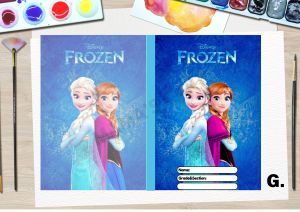 Frozen A5 School Notebook for Kids Girls Boy Student Waterproof Laminated Cover 70 GSM Thick Paper