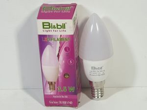 Bóng đèn Led cà na trái ớt Bi&Bil 3.5W đuôi E14/E27 áng sáng Trắng/Vàng công nghệ Nhật Bản