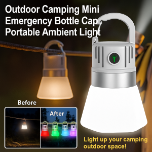 Multifunctional Flashlight Portable Mini Bottle Cap Outdoor Light