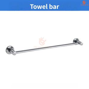 SG Stock Foldable T-Shape Bath Towel Shelf 304 Stainless Steel Towel Rack Fixed Foldable Towel Bar Rack