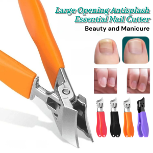 Large Angle Anti-Splash Nail Clippers Large Opening Anti Splash Nail Clippers Stainless Steel Pedicure Nails Scissors Manicure Tools