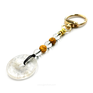JJ Anchors | Good Luck Charm with 14k Gold Filled Beads | Natural Stone