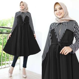 Godwin Collection - Dress Qiani (Hanya Dress) Fashion Wanita Terbaru Dress Wanita Super Cantik Dress Terlaris