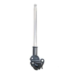 Universal Bike Flagpole Retractable Stainless Steel Mount For Road Mountain Bikes Secure Installation None Tools Needed