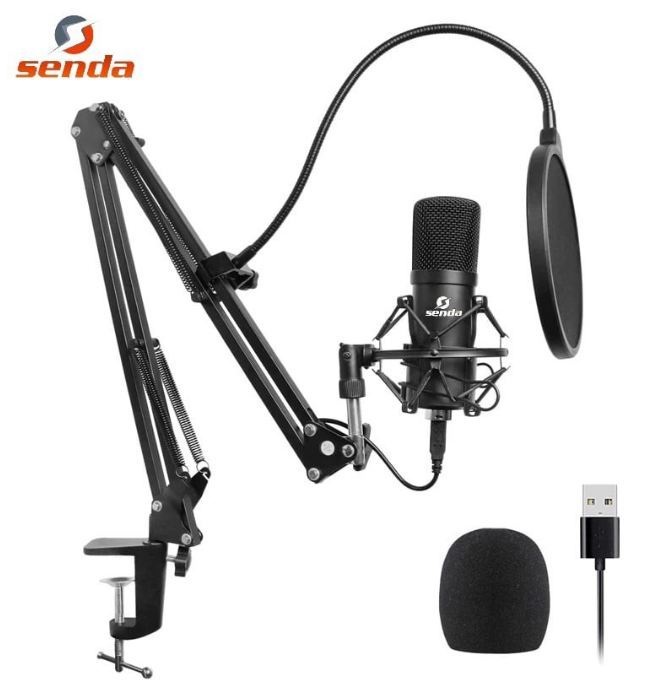Senda SD-MM7 USB Recording Mic Podcast Condenser Microphone with ...
