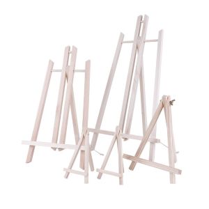 Giá vẽ tranh để bàn mini bằng gỗ thông. Kệ vẽ tranh tô tranh số hóa để bàn nhỏ LIM Art