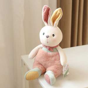 JOJO CASTLE Cute ​Forest Animal Plush Toys Stuffed Soft Rabbit Bear Plush Pillow Doll For Children Kids Birthday Gifts for Girl Home Decoration