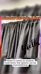 PARES PARES na Kulay ng Kurtina Plain Dark Gray Non Ring Curtain House & School Decoration - Door Window Shelves Board Divider Barrier even in Vehicles can use to cover from sunlight (from small size curtain to big sizes)