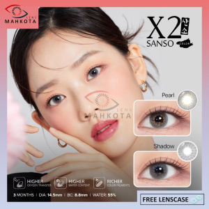 SOFTLENS X2 SANSO COLOR NORMAL & MINUS (-0.50 SD -6.00) MADE IN KOREA PREMIUM BY EXOTICON 14.5MM