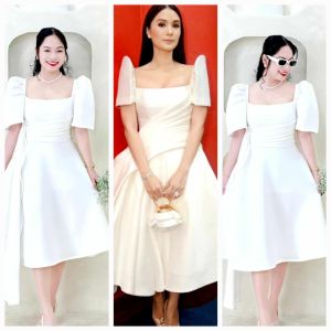luisa Modern Filipianiana  Dress for Women   xs to medium classy and elegant timeless classic  timeless piece casual office or party classic piece super kapal ng tela hindi kayo magsisi our aim is to produce quality clothes premium fabric excellent qual