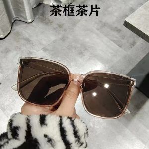 AU2026 New gm Womens high-end sunglasses trendy mens style UV protection for driving suitable for large faces popular online celebrity sunglasses