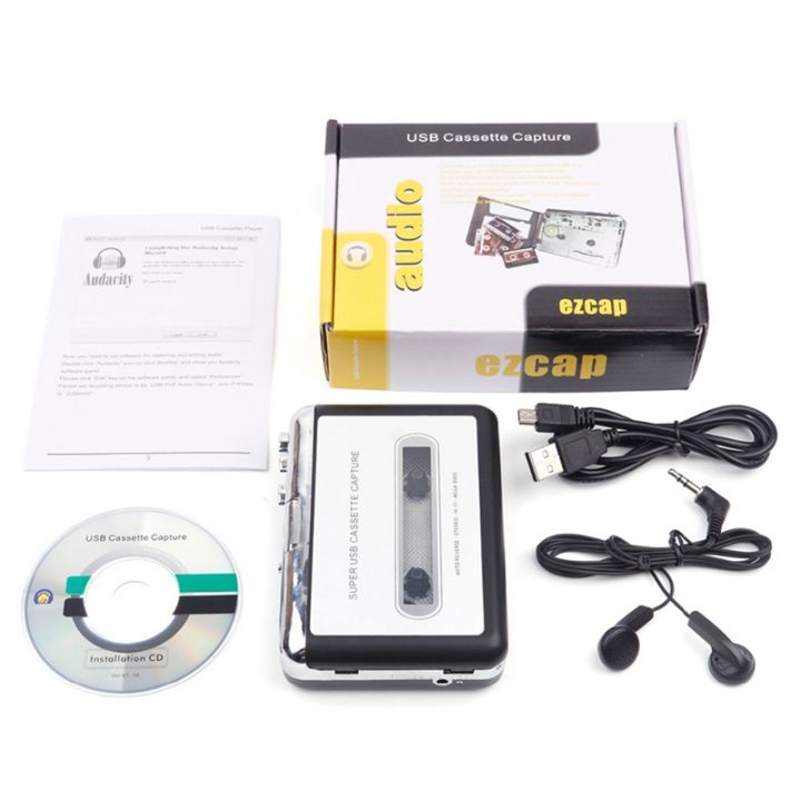 Cassette Player Cassette to MP3 Converter Capture Audio Music Player