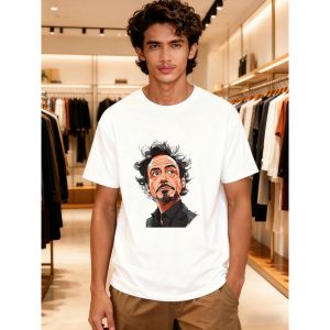 Casual Original Superhero  T-Shirt - MenS Black Crew Neck Short Sleeve Comfortable Breathable & Easy To Style